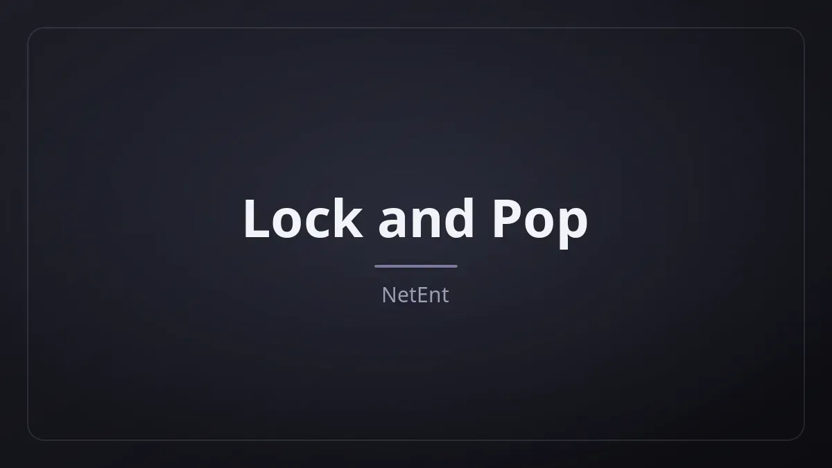Lock and Pop kapak görseli
