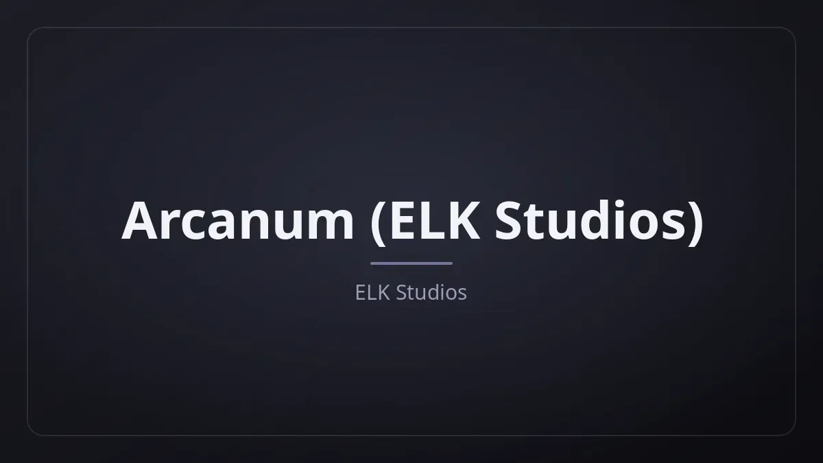 Arcanum kapak görseli