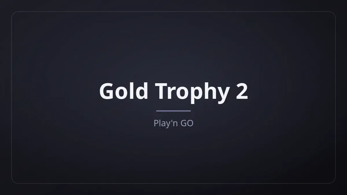 Gold Trophy 2 kapak görseli