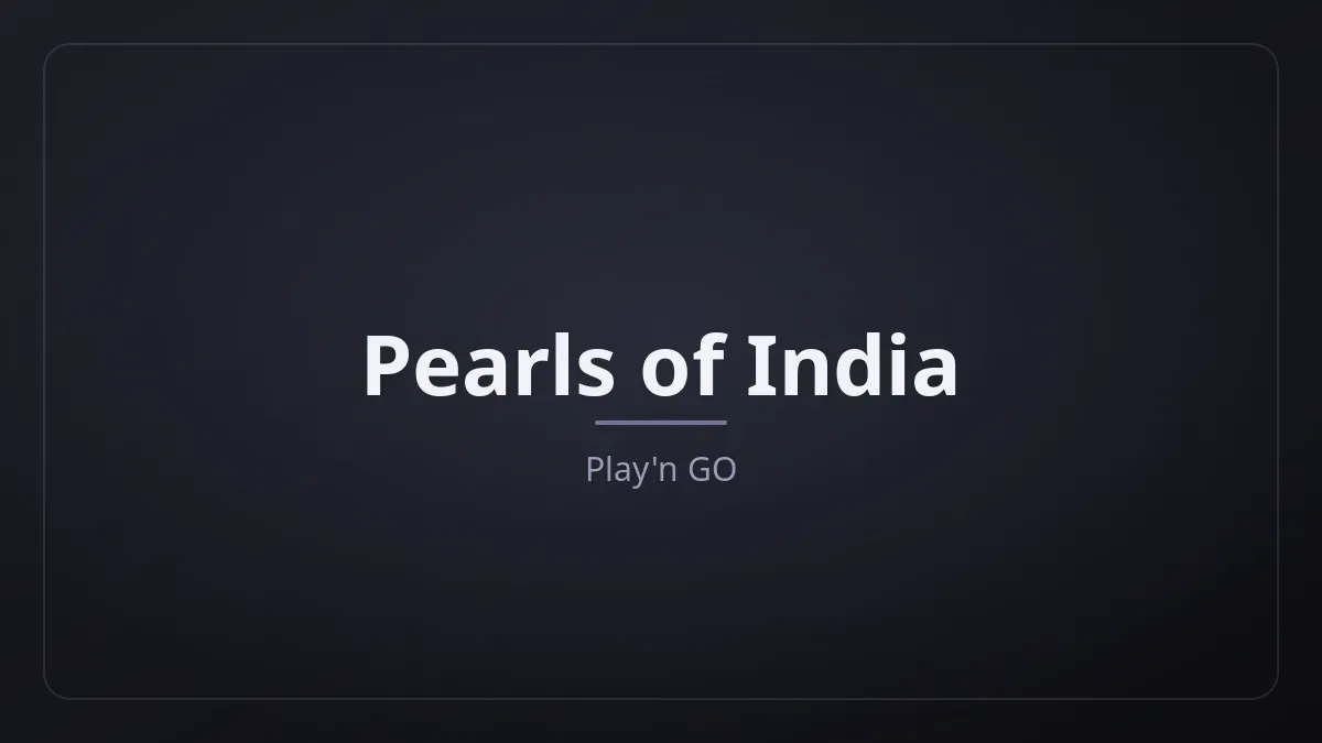 Pearls of India kapak görseli