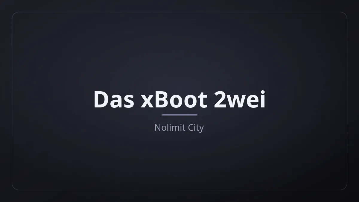 Das xBoot 2wei kapak görseli