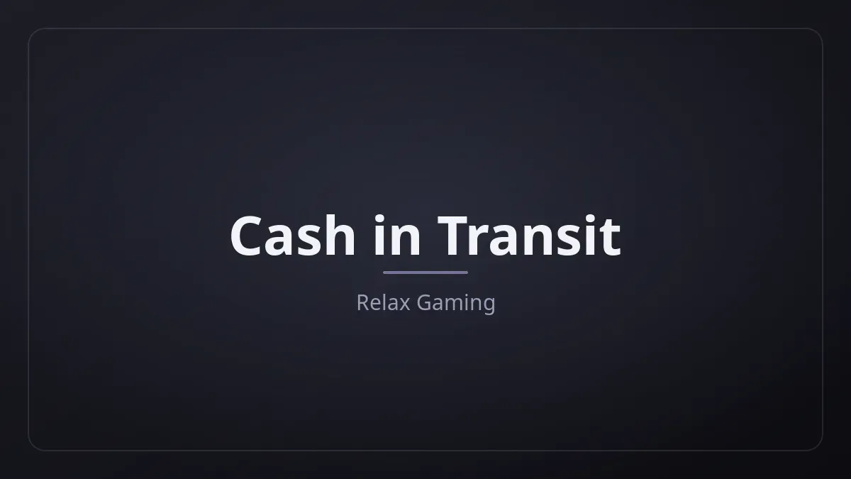 Cash in Transit kapak görseli