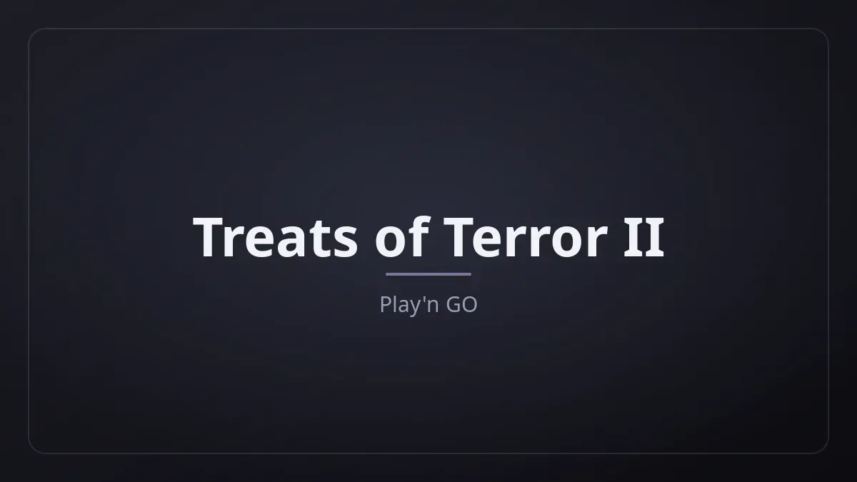 Treats of Terror II kapak görseli