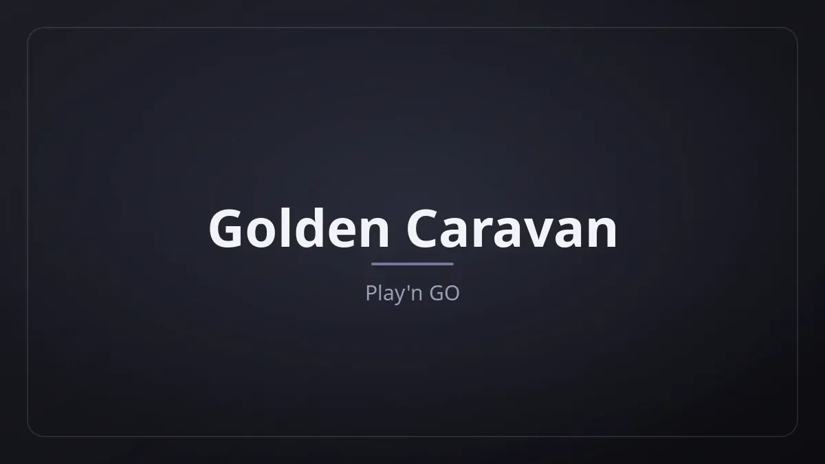 Golden Caravan kapak görseli