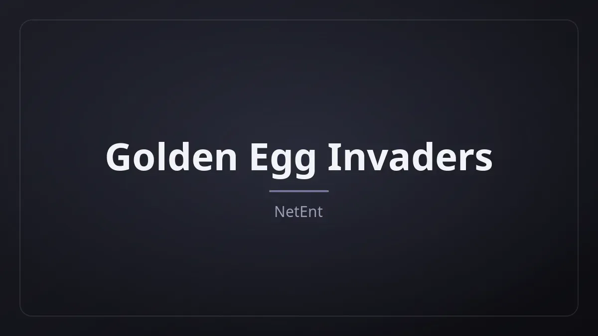 Golden Egg Invaders kapak görseli
