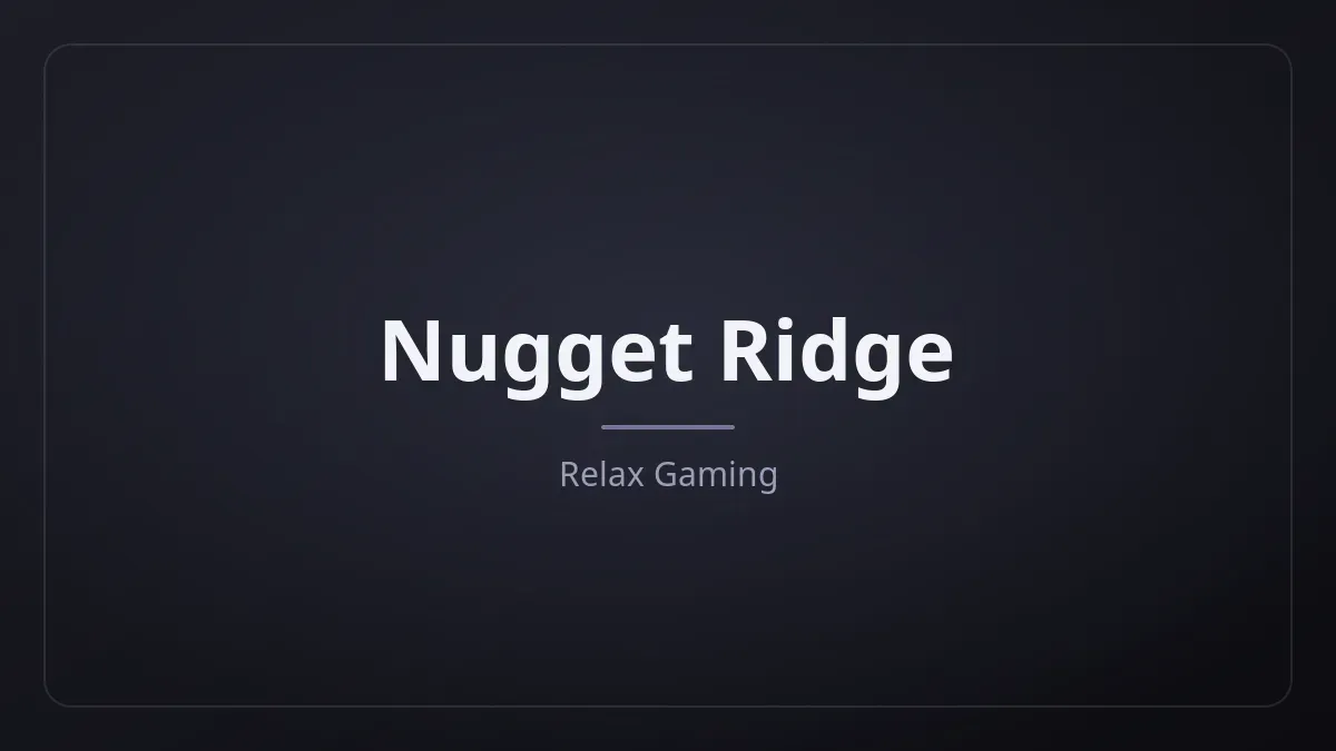 Nugget Ridge kapak görseli