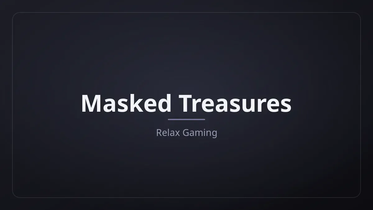 Masked Treasures kapak görseli