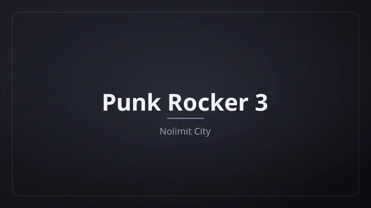 Punk Rocker 3 kapak görseli