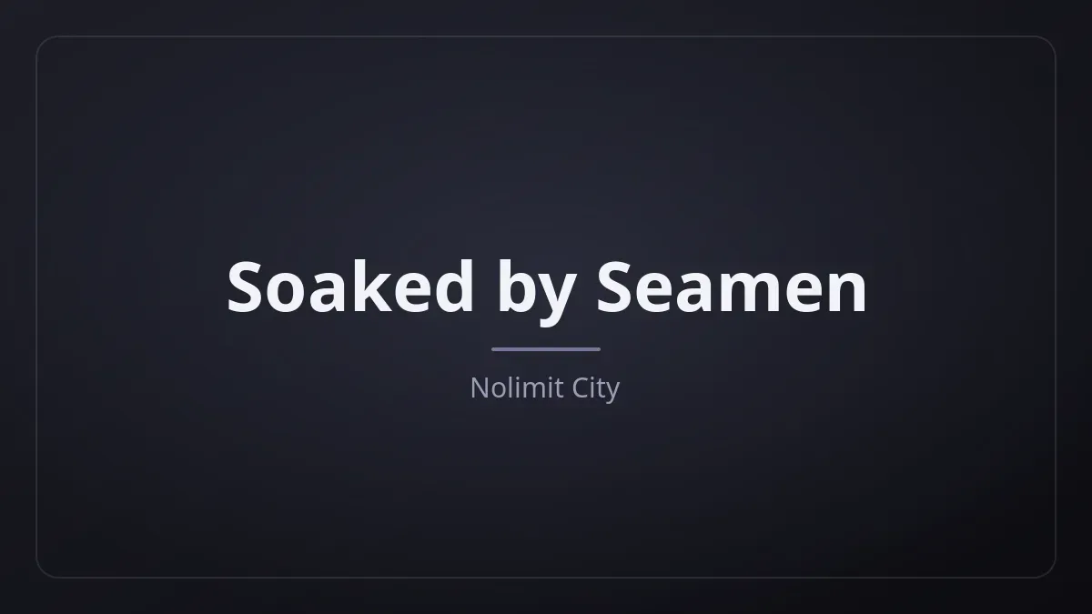 Soaked by Seamen kapak görseli
