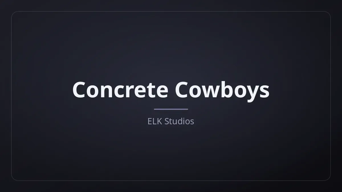 Concrete Cowboys kapak görseli