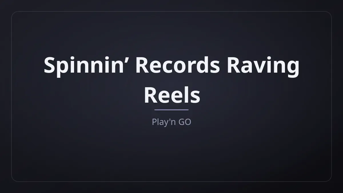 Spinnin’ Records Raving Reels kapak görseli