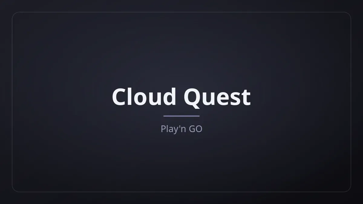 Cloud Quest kapak görseli