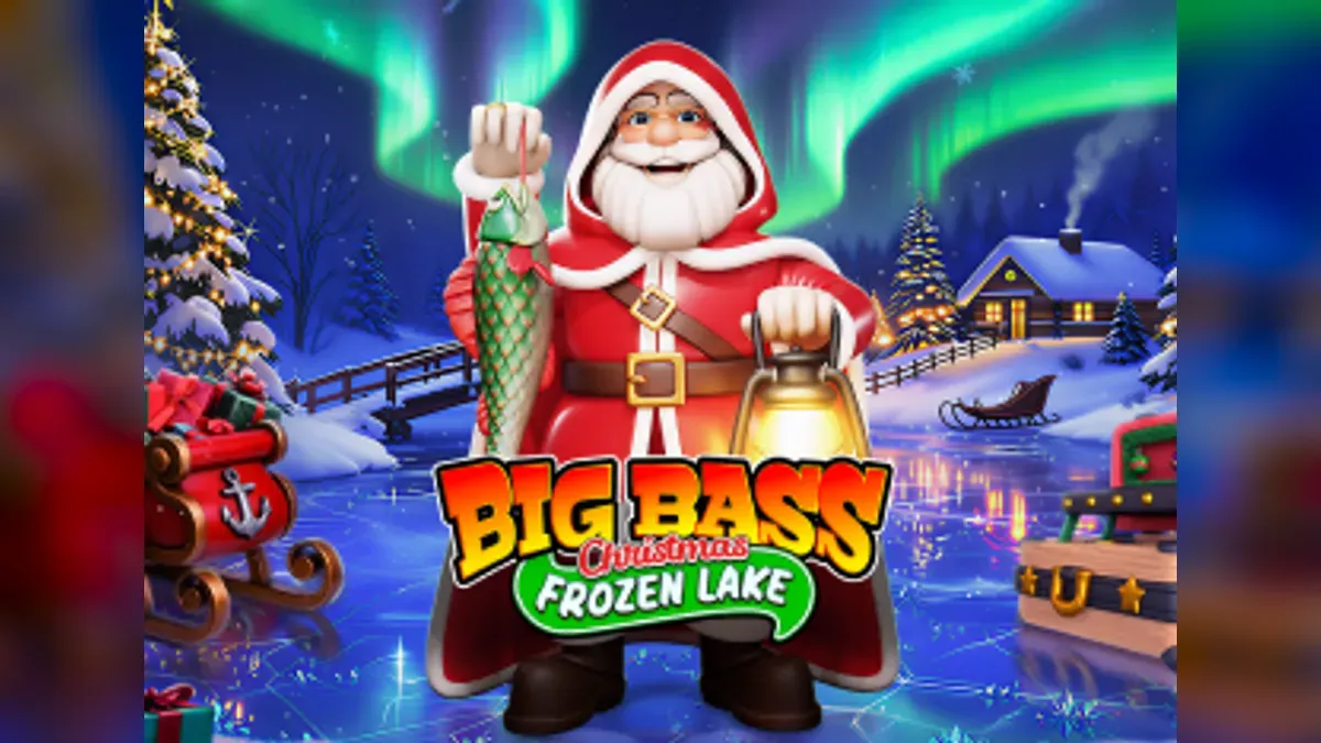 Big Bass Christmas Frozen Lake kapak görseli