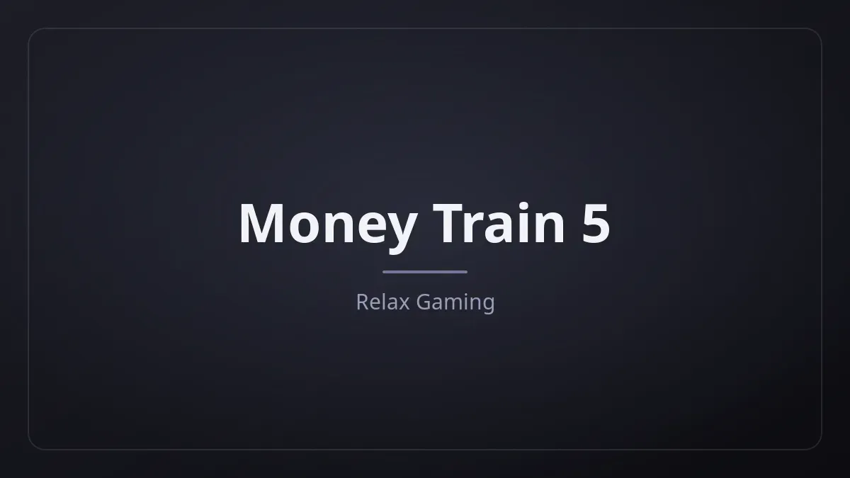 Money Train 5 kapak görseli