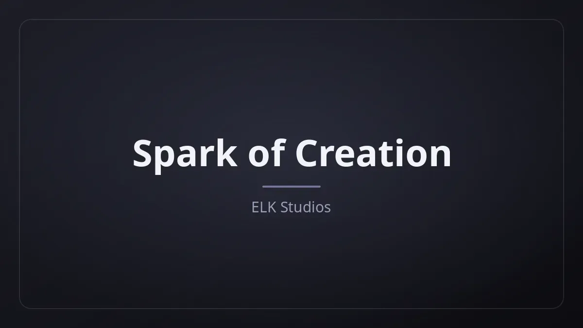 Spark of Creation kapak görseli