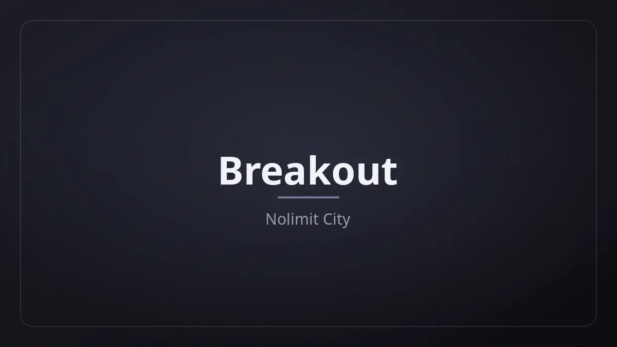 Breakout kapak görseli