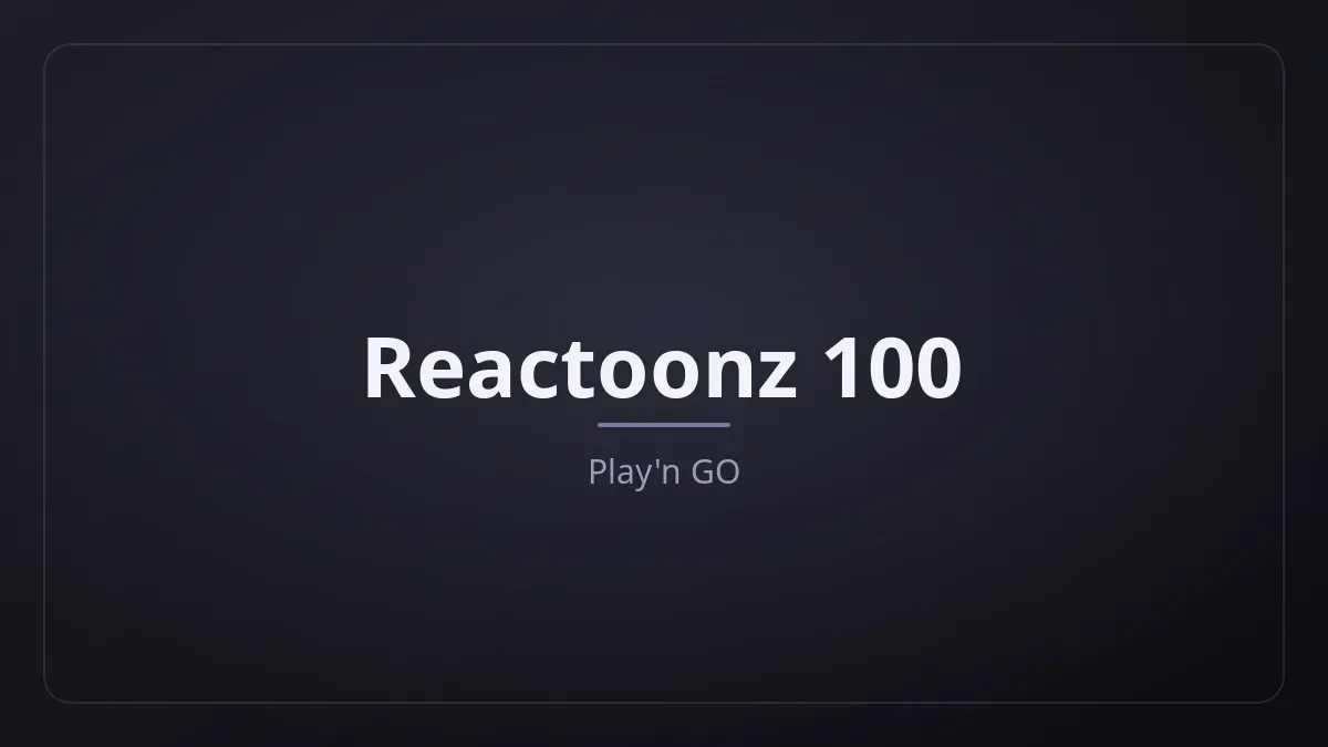 Reactoonz 100 kapak görseli