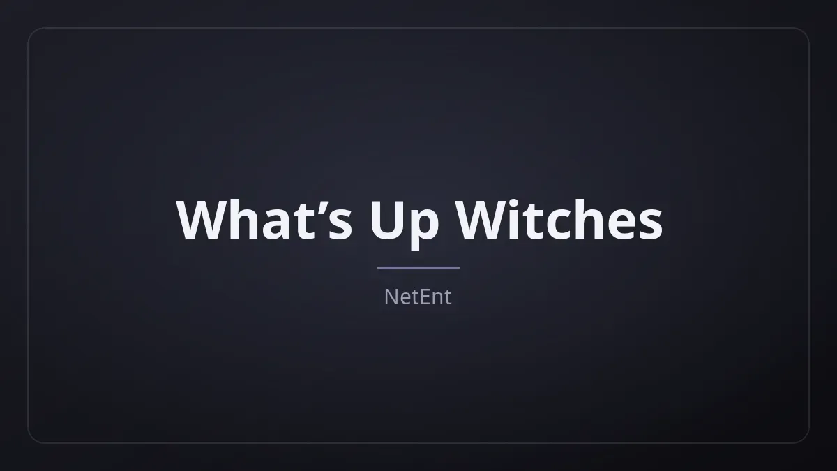 What’s Up Witches kapak görseli