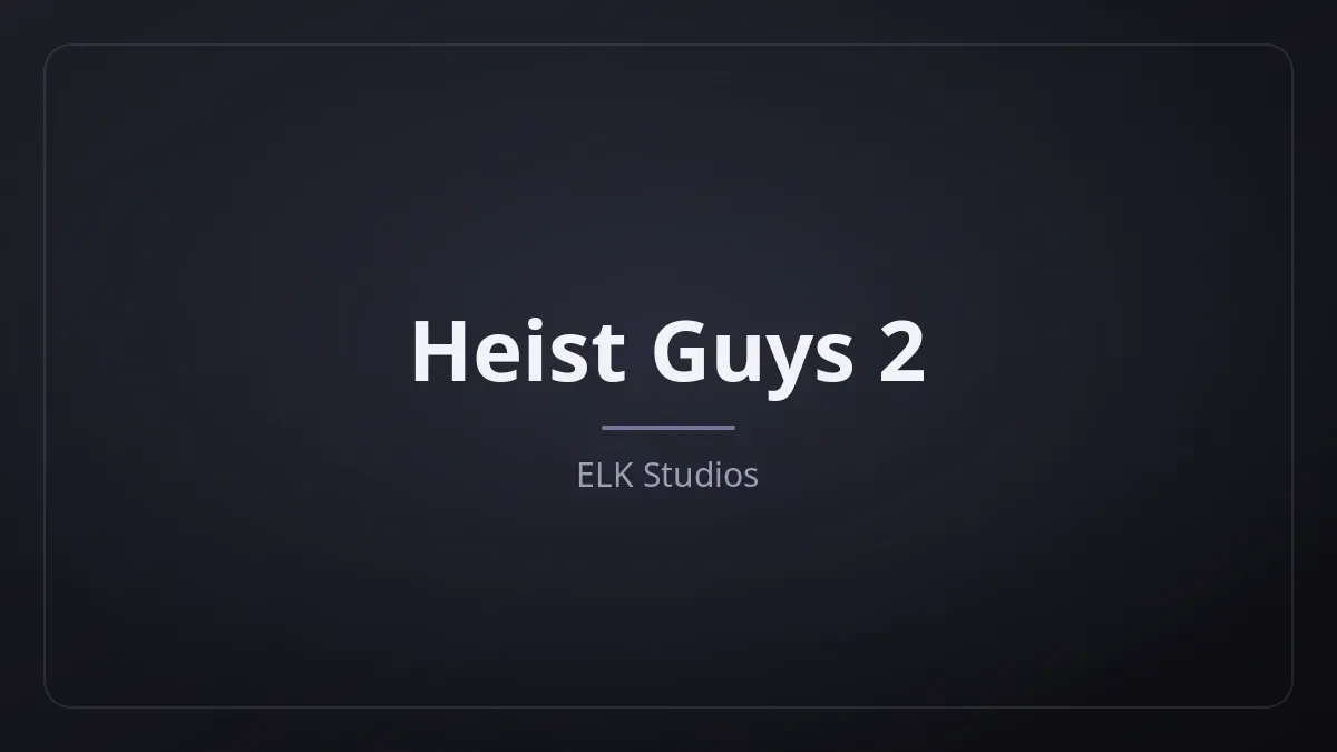 Heist Guys 2 kapak görseli