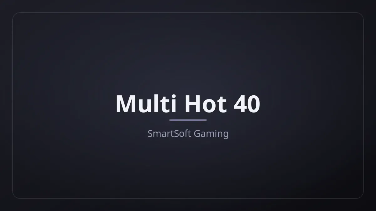 Multi Hot 40 kapak görseli