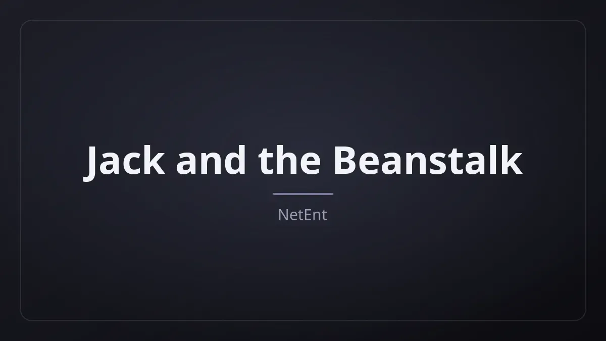 Jack and the Beanstalk kapak görseli
