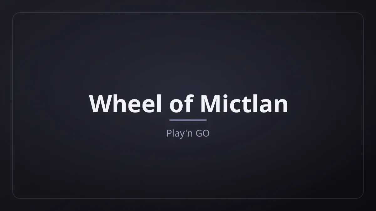 Wheel of Mictlan kapak görseli