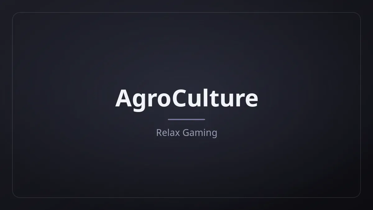 AgroCulture kapak görseli