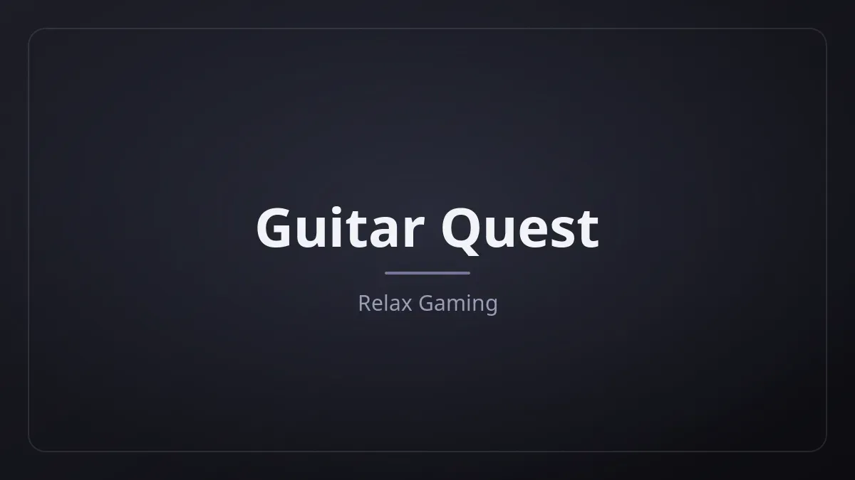 Guitar Quest kapak görseli