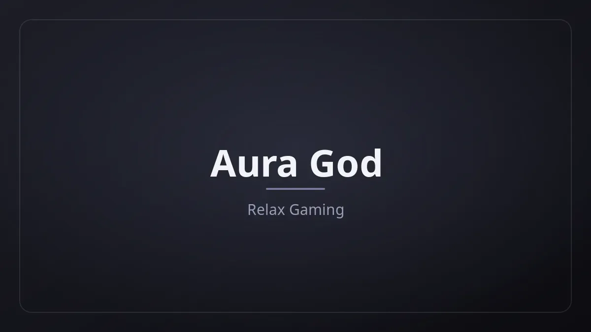 Aura God kapak görseli