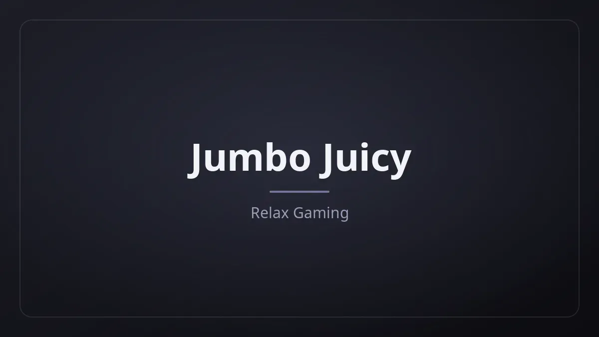 Jumbo Juicy kapak görseli