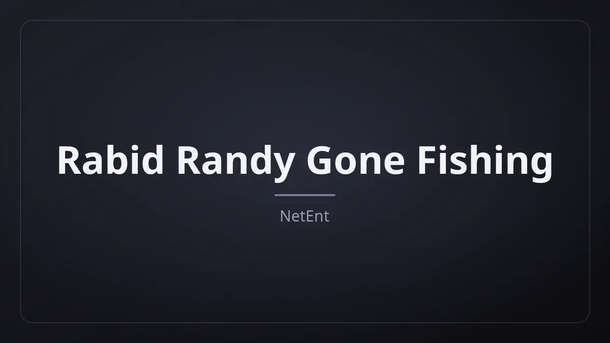 Rabid Randy Gone Fishing kapak görseli