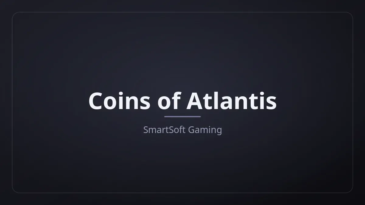 Coins of Atlantis kapak görseli