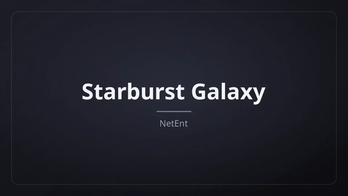 Starburst Galaxy kapak görseli