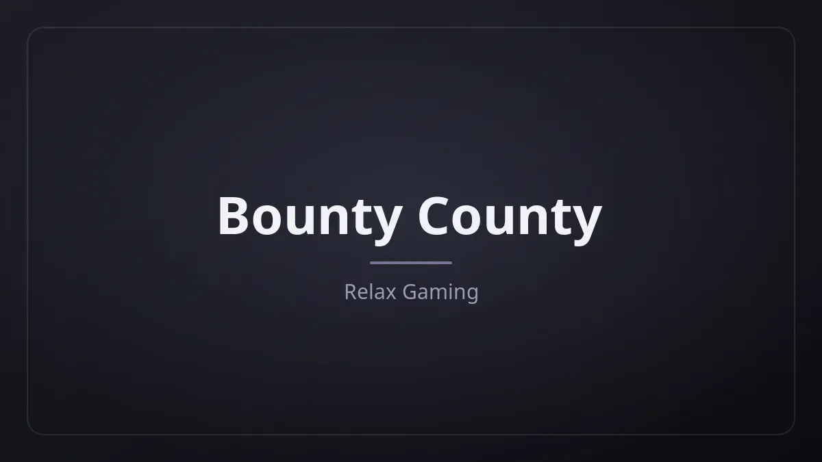 Bounty County kapak görseli