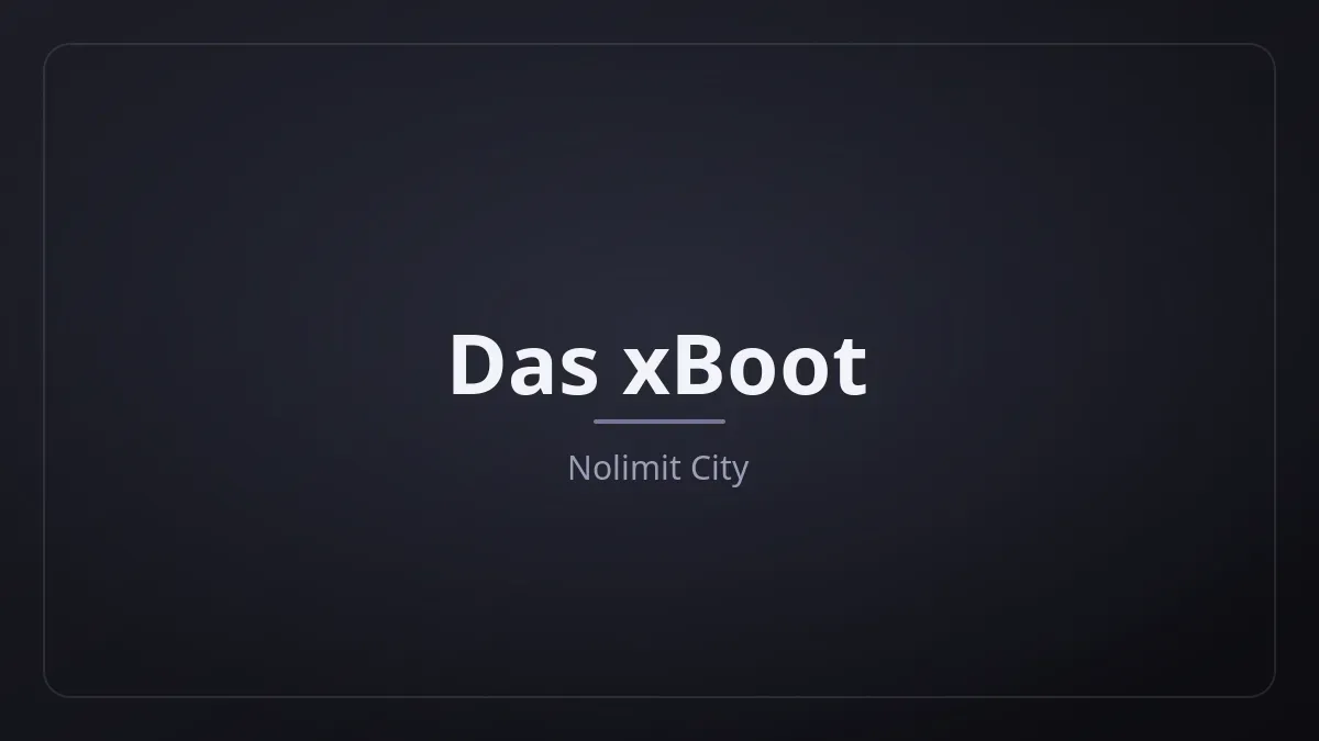 Das xBoot kapak görseli