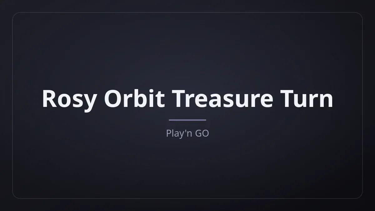 Rosy Orbit Treasure Turn kapak görseli