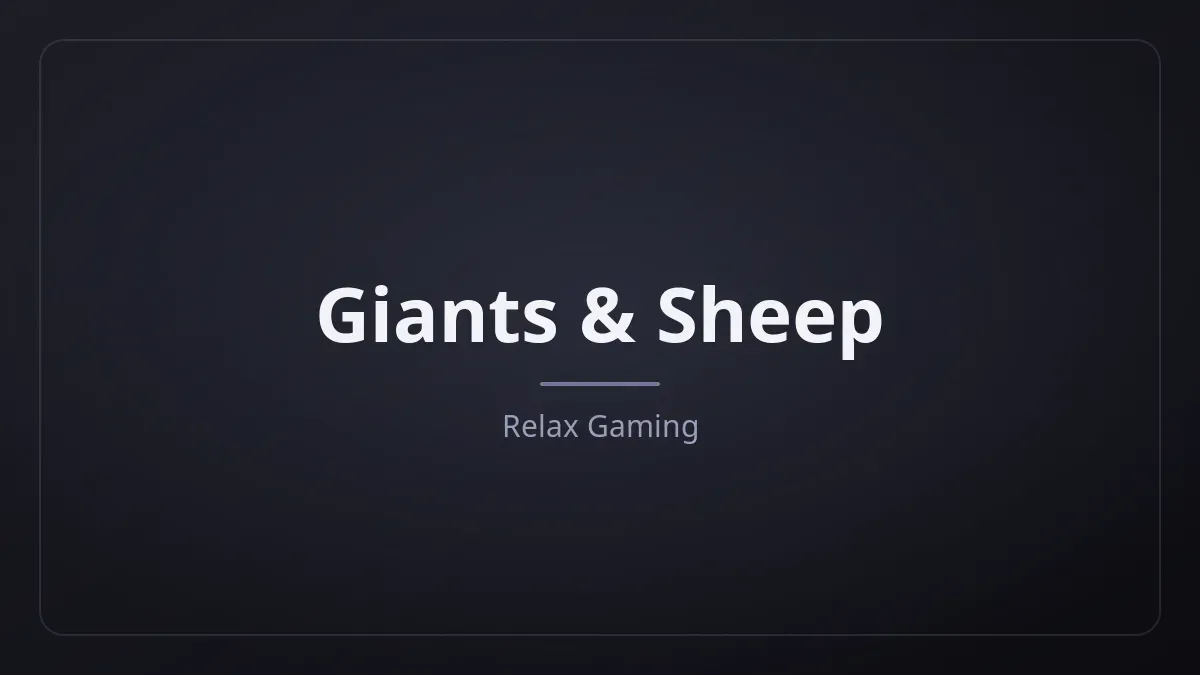Giants & Sheep kapak görseli