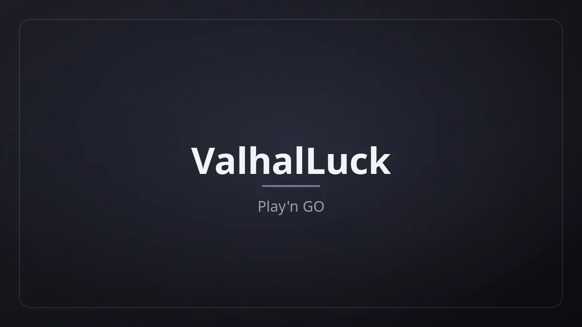 ValhalLuck kapak görseli