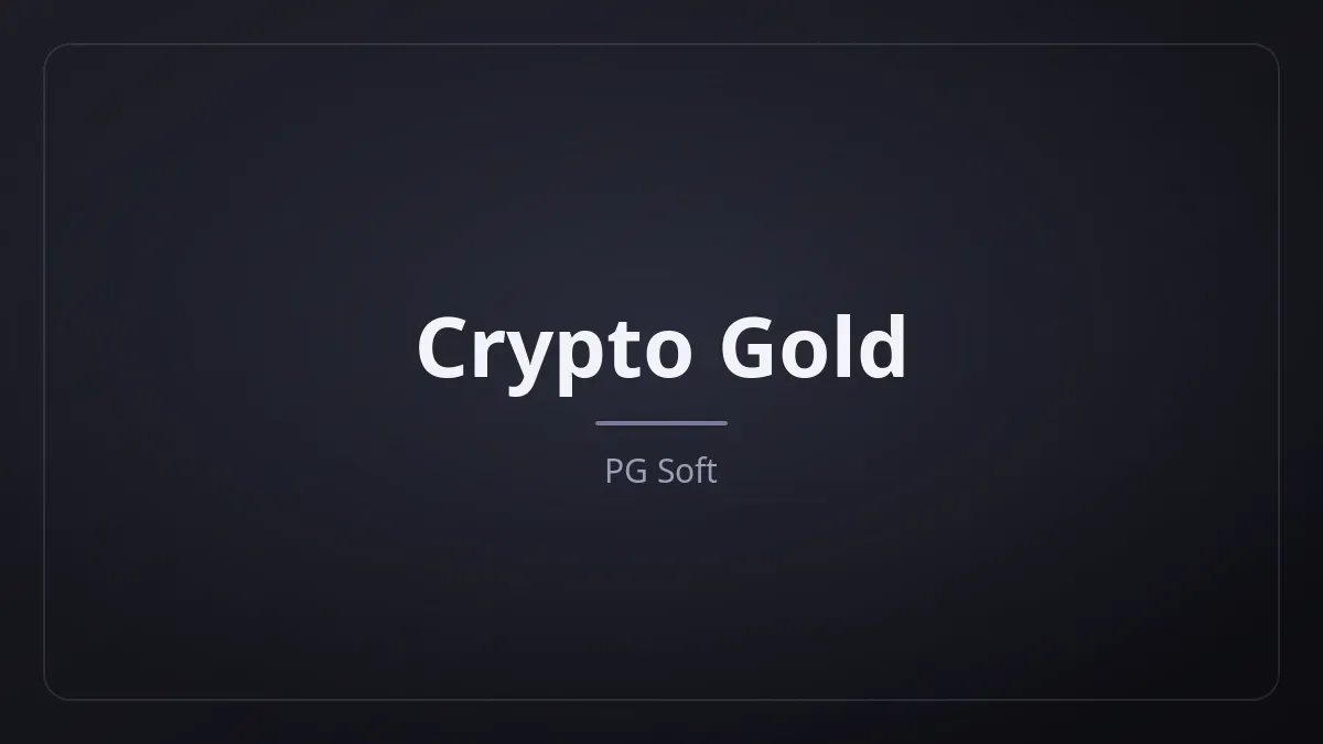 Crypto Gold kapak görseli